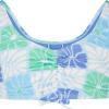 image:imageRoxy Girls Twopiece Bikini Swimsuit Set UPF 50 Sun Protection QuickDry Bathing SuitTurquoise Geo