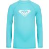 image:imageRoxy Girls Long Sleeve Whole Hearted Rashguard Shirt UPF 50 Sun Protection Quick DryBlue Radiance