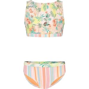 image:imageRoxy Girls Twopiece Bikini Swimsuit Set UPF 50 Sun Protection QuickDry Bathing SuitCloud Dancer