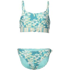 image:imageRoxy Girls Twopiece Bikini Swimsuit Set UPF 50 Sun Protection QuickDry Bathing SuitStone Hibiscus