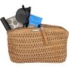 image:imageRoxy Womens Sling Bag  Crochet  Woven  Fanny Pack  Waist Bag  Travel  Beach  VacationNatural