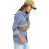 image:imageRoxy Womens Sling Bag  Crochet  Woven  Fanny Pack  Waist Bag  Travel  Beach  VacationParchment