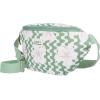 image:imageRoxy Womens Sling Bag  Crochet  Woven  Fanny Pack  Waist Bag  Travel  Beach  VacationVanilla Smoothie  Basil Party Waves