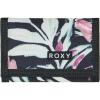 image:imageRoxy Wallet  Trifold  Lightweight  Hook and Loop Closure  Retro  Recycled MaterialsSmall Beach  Anthracite Wind Swept Floral