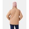 image:imageRoxy Womens Alpine Reversible Quilted Shirt Jacket  Oversized Fit Primaloft Insulated PfasfreeTaupe