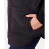 image:imageRoxy Womens Aurora Quilted Sherpalined Bomber Jacket Oversized Fit PfasfreeBlack