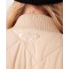 image:imageRoxy Womens Aurora Quilted Sherpalined Bomber Jacket Oversized Fit PfasfreeDesert