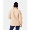 image:imageRoxy Womens Aurora Quilted Sherpalined Bomber Jacket Oversized Fit PfasfreeDesert