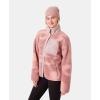 image:imageRoxy Womens Bonded Sherpa Jacket  Oversized Fit Faux Sherpa Fleece Pfasfree Snap Front Zipper PocketsPink