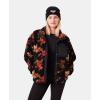 image:imageRoxy Womens Bonded Sherpa Jacket  Oversized Fit Faux Sherpa Fleece Pfasfree Snap Front Zipper PocketsRose