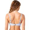 image:imageRoxy Womens Bralette Bikini Top  Adjustable Swim Top QuickDry Removable Pads UPF 50 Resort WearBlueWhite Stripe