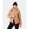 image:imageRoxy Womens Christal Packable Liner Jacket Lightweight Concealed Hood Pfasfree Zip PocketsTaupe