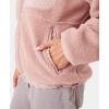 image:imageRoxy Womens Full Zip Hooded Sherpa Jacket  Oversized Fit Fully Lined Adjustable Hem Zipper PocketsGarden