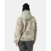 image:imageRoxy Womens Full Zip Hooded Sherpa Jacket  Oversized Fit Fully Lined Adjustable Hem Zipper PocketsOlive