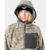 image:imageRoxy Womens Full Zip Hooded Sherpa Jacket  Oversized Fit Fully Lined Adjustable Hem Zipper PocketsOlive