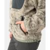 image:imageRoxy Womens Full Zip Hooded Sherpa Jacket  Oversized Fit Fully Lined Adjustable Hem Zipper PocketsOlive