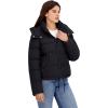 image:imageRoxy Womens Heavyweight Ellie Cropped Hooded Puffer Jacket  Waterproof Winter CoatBlack