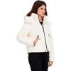 image:imageRoxy Womens Heavyweight Ellie Cropped Hooded Puffer Jacket  Waterproof Winter CoatCream