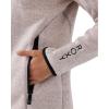 image:imageRoxy Womens Knit Jersey Bonded Fleece Jacket  Full Zip Soft Interior Adjustable HemPink Tapioca