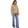 image:imageRoxy Womens Quilted Lightweight Jacket  Oversized Fit Insulated PfasfreeTaupe