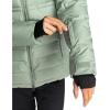 image:imageRoxy Womens Quinn Puffer Jacket  10k Waterproof Pfasfree Recycled Stretch FabricLily Pad
