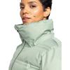 image:imageRoxy Womens Quinn Puffer Jacket  10k Waterproof Pfasfree Recycled Stretch FabricLily Pad