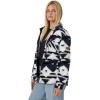 image:imageRoxy Womens Trippin Zip Up HoodieBlack Combo