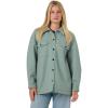 image:imageRoxy Womens Sherpa Bonded Shirt Jacket flannel ShacketLily Pad