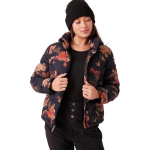 image:imageRoxy Womens Christal Packable Liner Jacket Lightweight Concealed Hood Pfasfree Zip PocketsRose
