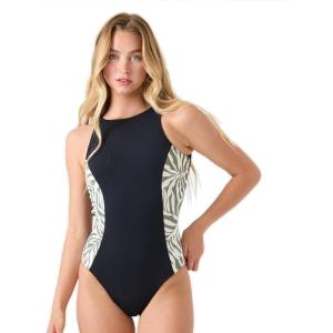 image:imageRoxy Womens OnePiece Swimsuit  Slimming Tummy Control Bathing Suit Quick Dry 1PC SwimsuitBlack Combo