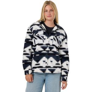 image:imageRoxy Womens Trippin Zip Up HoodieBlack Combo