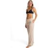 image:imageRoxy Juniors Midnight Avenue Wide Leg PantCream Combo
