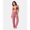 image:imageRoxy Juniors Midnight Avenue Wide Leg PantRaspberry