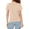 image:imageRoxy Womens Boyfriend Crew TShirt Casual Relaxed Fit Crew Neck Tee Short Sleeve Cotton Basic Shirt Everyday ComfortHazelnut 233