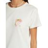 image:imageRoxy Womens Boyfriend Crew TShirt Casual Relaxed Fit Crew Neck Tee Short Sleeve Cotton Basic Shirt Everyday ComfortSnow White Floral Exc
