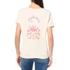 image:imageRoxy Womens Boyfriend Crew TShirt Casual Relaxed Fit Crew Neck Tee Short Sleeve Cotton Basic Shirt Everyday ComfortTapioca Bomb 241 Exc