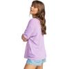 image:imageRoxy Womens Oversized TShirt Casual Baggy Shortsleeve Crew Neck Tee Cotton Comfort Basic Everyday Shirt Relaxed FitCrocus Petal Sunny 242