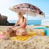image:imageRoxy Beach Umbrella with UV 50 Sun Protection  Adjustable Tilt Windproof Design Lightweight Portable Umbrella with Carry Bag  Perfect for Beach Patio or Outdoor UseAnthracite