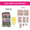 image:imageRoxy SandFree Beach Mat  Large Waterproof Outdoor Picnic Blanket Lightweight Foldable Mat for Beach Camping Park or Travel  Fits 46 People QuickDry DurableBeach Mat