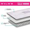 image:imageRoxy SandFree Beach Mat  Large Waterproof Outdoor Picnic Blanket Lightweight Foldable Mat for Beach Camping Park or Travel  Fits 46 People QuickDry Durable