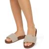 image:imageRoxy Womens Nani Cushioned Slide SandalNatural