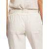 image:imageRoxy Womens Oceanside Pant Linen Pockets Comfortable Breathable Summer Beach Cover Up Elastic Drawstring WaistStone
