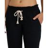 image:imageRoxy Womens Oceanside Pant Linen Pockets Comfortable Breathable Summer Beach Cover Up Elastic Drawstring WaistTrue Black