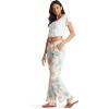 image:imageRoxy Womens Oceanside PantSnow White Palm Shadows 213