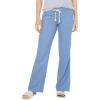 image:imageRoxy Womens Oceanside Pant Linen Pockets Comfortable Breathable Summer Beach Cover Up Elastic Drawstring WaistInfinity Blue
