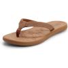 image:imageRoxy Womens Vickie Flip Flop SandalLight Brown