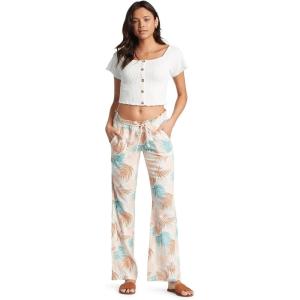 image:imageRoxy Womens Oceanside PantSnow White Palm Shadows 213