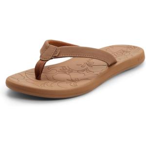image:imageRoxy Womens Vickie Flip Flop SandalLight Brown