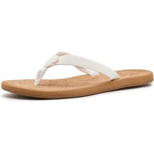 image:imageRoxy Womens Vickie Flip Flop SandalWhite 1