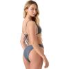 image:imageRoxy Womens Bikini Bottom  Stretch Swimwear UPF50 EcoFriendly Fabric Pool Surf Swim BeachwearGray